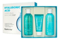    FARMSTAY Hyaluronic Acid Super Aqua Skin Care 3 Set