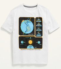  Oldnavy Short-Sleeve Graphic Tee For Boys Color: Season
