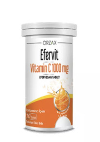 dermoeczanem TR Orzax Efervit Vitamin C 1000 Mg Efervesan Tablet 10 Tablet