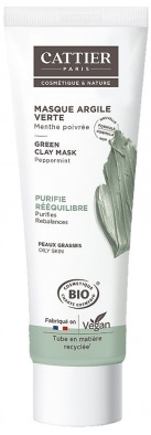 cocooncenter UK Cattier Organic Green Clay Mask Oily Skin 100ml