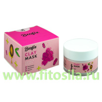 �������� ����� ��� ���� ���� 50��.BEAFIX Clay Mask Lovely Roses