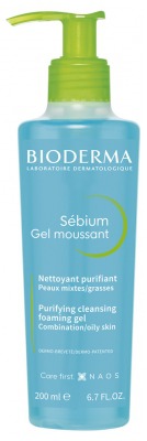cocooncenter UK B-Derma Sbium Purifying Cleansing Foaming Gel 200ml