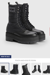 TH PLATFORM BOOT black