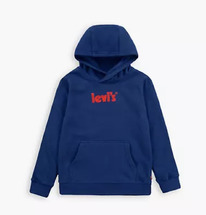 LS LOGO PULLOVER BIG BOYS HOODIE SWEATSHIRT S-XL Estate Blue