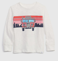 GAP Toddler Love Graphic T-Shirt new off white