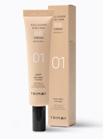 Trimay  BB- 01 Full Cover 3-in-1 Max BB Cream SPF40 PA++ 