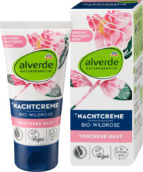 dm alverde NATURKOSMETIK Nachtcreme Wildrose, 50 ml