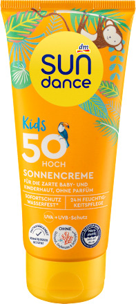 dm SUNDANCE Sonnencreme Kids, LSF 50, 100 ml