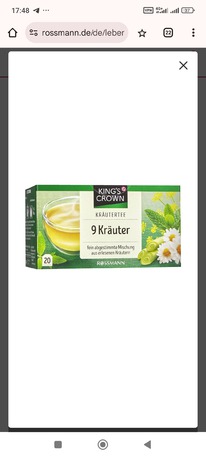 rossmann KINGS CROWN Krutertee 9 Kruter