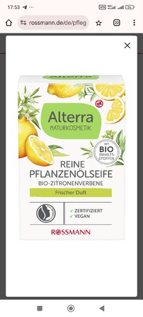 rossmann Alterra Reine Pflanzenlseife Zitronenverbene