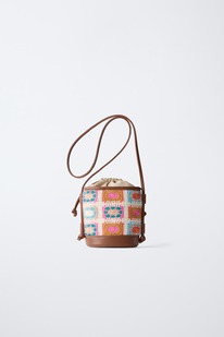 zara CROCHET CROSSBODY BAG