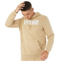 Mandmdirect Puma Mens Sportstyle Fleece Hoodie Prairie Tan