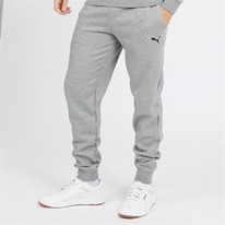 Mandmdirect Puma Mens Essentials Small Logo Joggers Medium Gray Heather