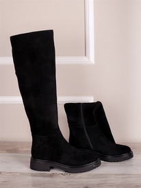 Штучно Ботфорты зимние/ Высокие сапоги комфорт и стиль M1015 Штучно Ботфорты зимние/ Высокие сапоги комфорт и стиль M1015