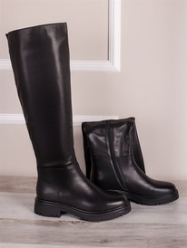 Штучно Ботфорты зимние/ Высокие сапоги комфорт и стиль M1014 Штучно Ботфорты зимние/ Высокие сапоги комфорт и стиль M1014