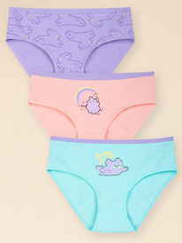 Pelican Трусы для девочек GULB3343(3) Лаванда/персиковый/лазурный Pelican Трусы для девочек GULB3343(3) Лаванда/персиковый/лазурный