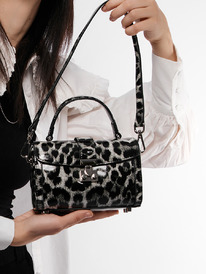 LACCOMA сумка НИM19-леопард белый натуральная кожа хлопок LACCOMA сумка НИM19-леопард белый натуральная кожа хлопок