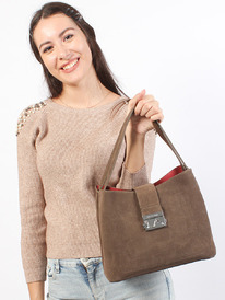 LACCOMA сумка Y2400F-капучинно натуральная замша, натуральная кожа LACCOMA сумка Y2400F-капучинно натуральная замша, натуральная кожа