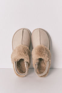 womensecret Womensecret Hausschuhe aus Kamelfell