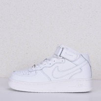 ��������� Nike Air Force 1 Mid 07 White Leather ��� 5001-1