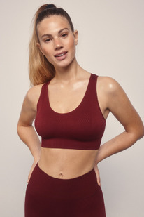 womensecret Sport-BH SEAMLESS COMFORT in Burgunderrot
