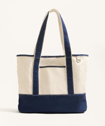 oysho Shopper-Tasche aus Canvas Zweifarbig