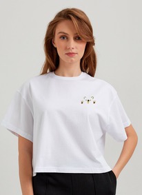 29.05 DEA MIA �������� DEA MIA �������� ������� 5619 OVERSIZE CROP T-SHIRT 25�56