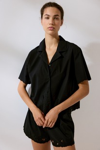 hm Pyjama mit Broderie Anglaise