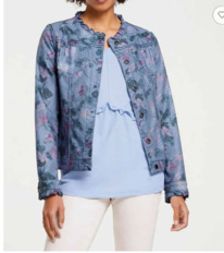 christmann  Linea Tesini Designer-Wende-Jeansjacke, blau
